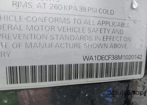 2021 Audi Q3 Premium 45 Tfsi S Line Quattro Tiptronic from USA, damaged, VIN WA1DECF38M1020142